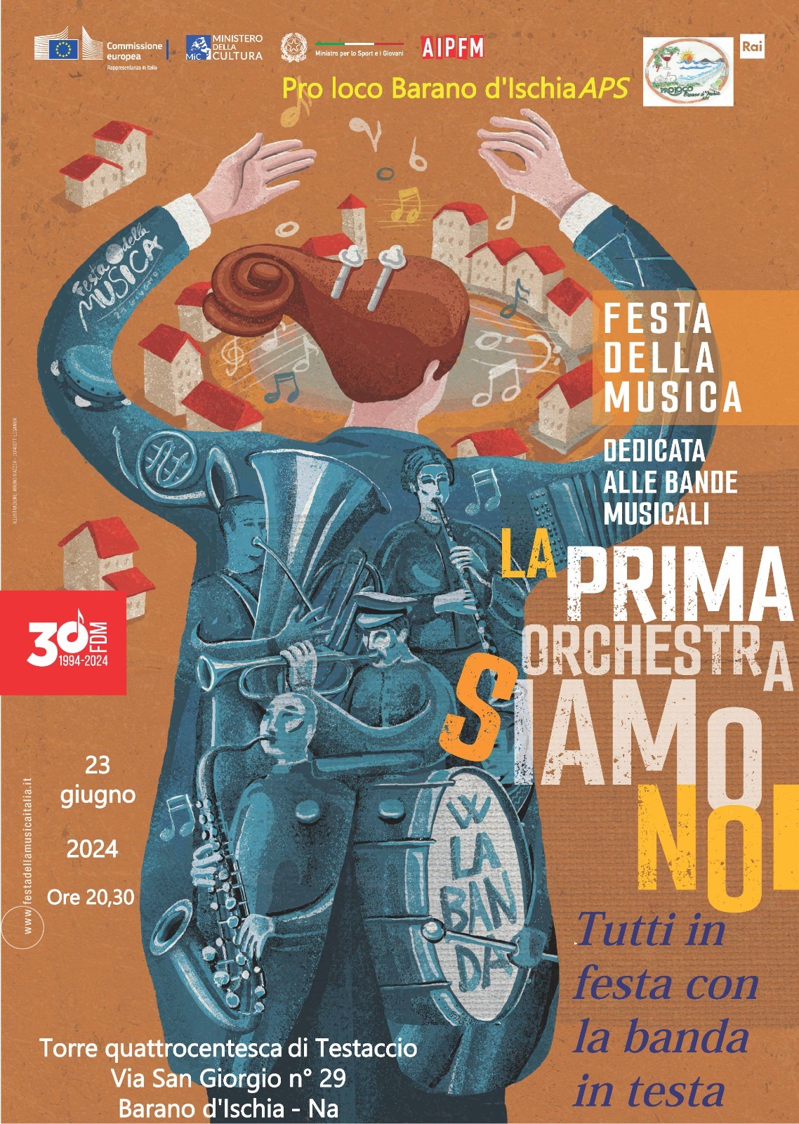 Festa della musica: tutti in festa con la banda in testa