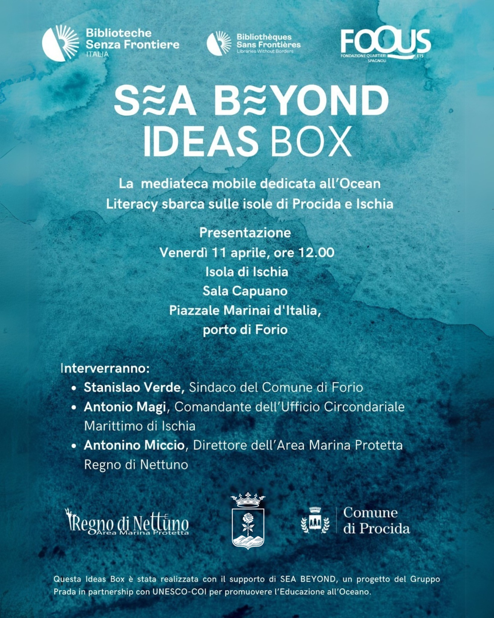 Giornata del mare con sea beyond ideas box