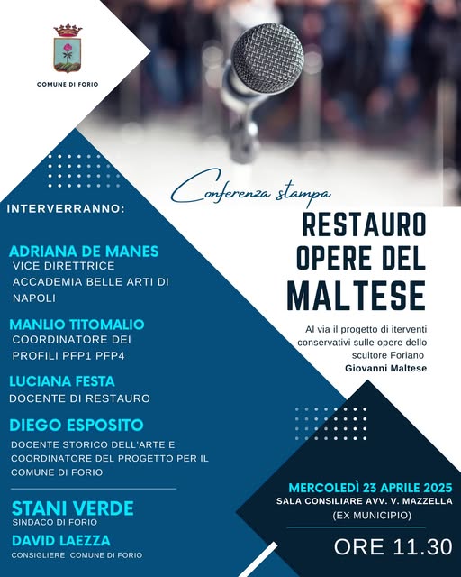 RESTAUTO OPERE MALTESE: LA CONFERENZA STAMPA
