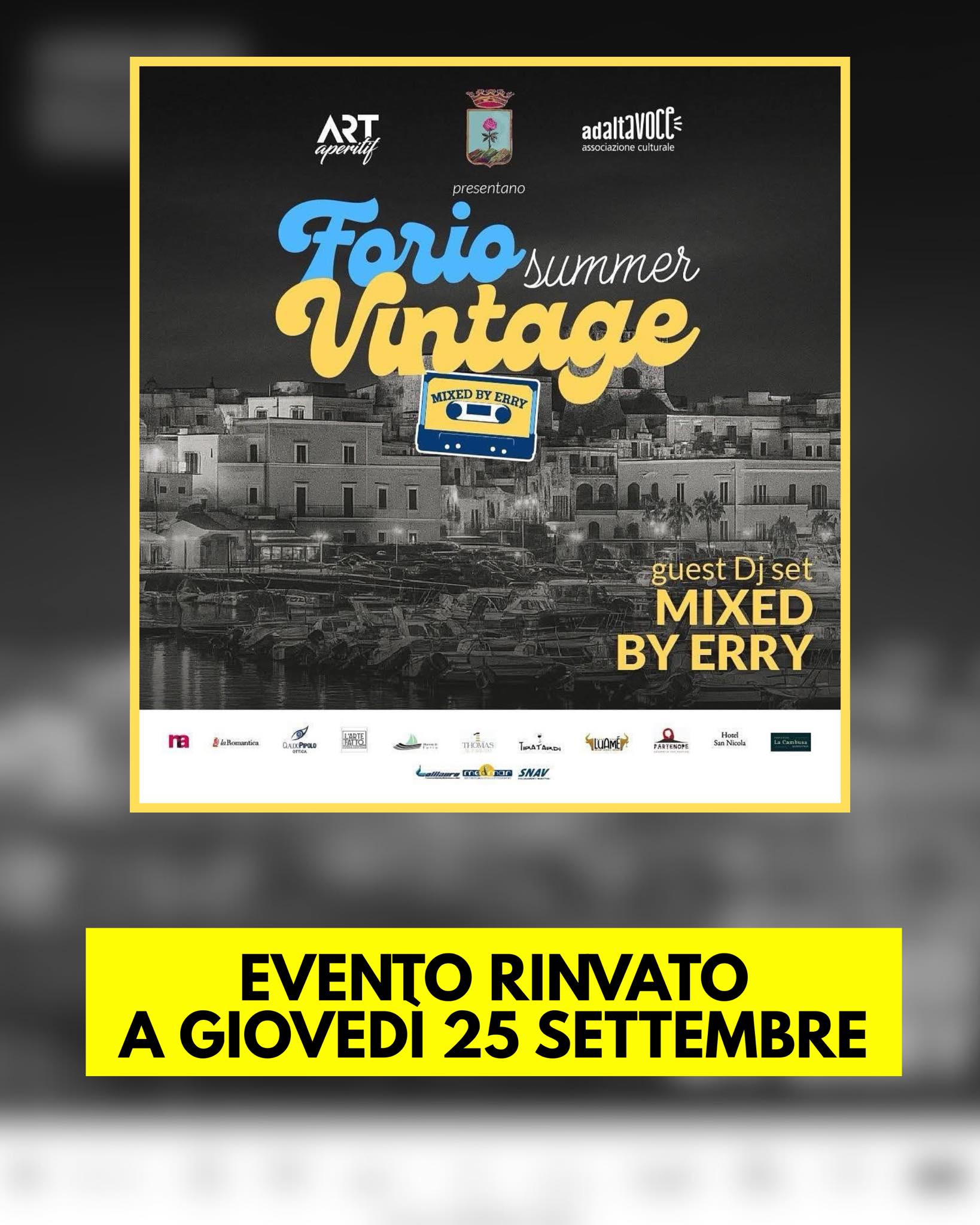 MIXED BY ERRY" PER IL FORIO SUMMER VINTAGE