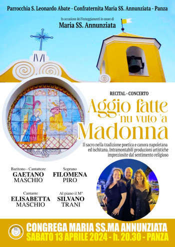 Aggio fatte ‘nu vute ‘a Madonna